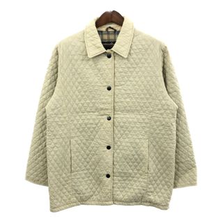 バーブァー(Barbour)のBarbour バブアー キルティングジャケット アイボリー (レディース 14) 中古 古着 Q5166(その他)