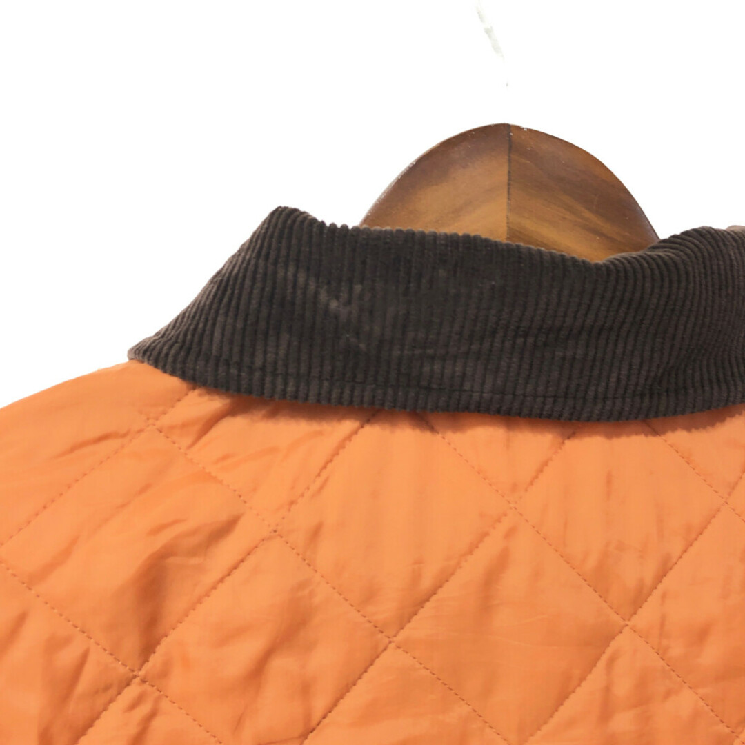 Barbour(バーブァー)のBarbour バブアー LIDDESDALE リッズデイル キルティングジャケット オレンジ (メンズ S) 中古 古着 Q5191 メンズのジャケット/アウター(その他)の商品写真