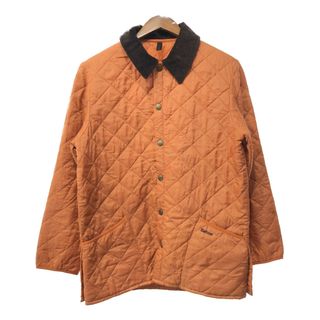 バーブァー(Barbour)のBarbour バブアー LIDDESDALE リッズデイル キルティングジャケット オレンジ (メンズ S) 中古 古着 Q5191(その他)