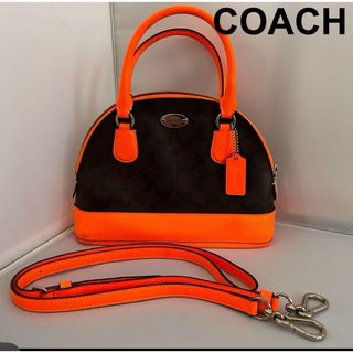 COACH - 【GW特価】COACH 2way ハンドバッグ シグネチャー ドーム