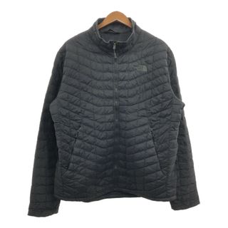 ザノースフェイス(THE NORTH FACE)のTHE NORTH FACE ノースフェイス THERMO BALL サーモボール キルティングジャケット アウトドア ブラック (メンズ XL) 中古 古着 Q5204(その他)