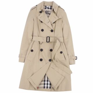 バーバリー(BURBERRY)の美品 バーバリー BURBERRY コート 英国製 トレンチコート コットン100％ アウター レディース UK6 ベージュ(トレンチコート)