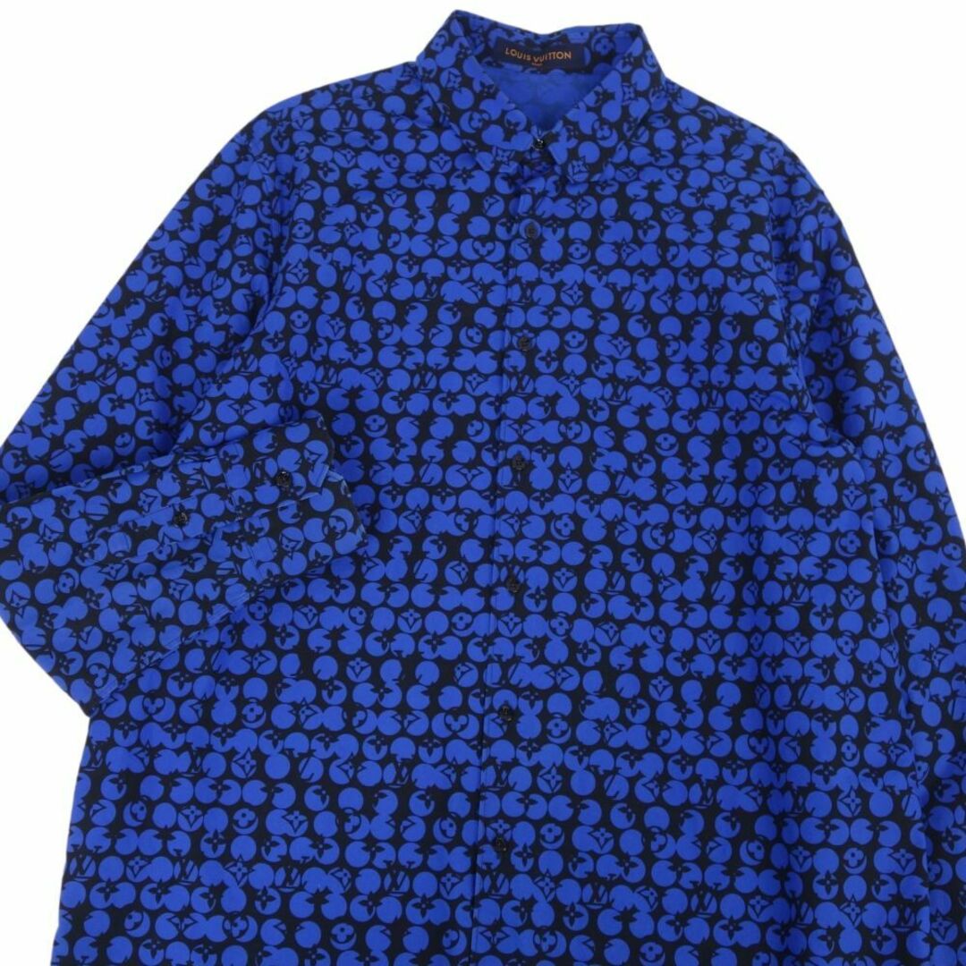 美品 ルイヴィトン LOUIS VUITTON シャツ 19AW パーフォレー 美品 ルイヴィトン LOUIS VUITTON シャツ 19AW パーフォレー