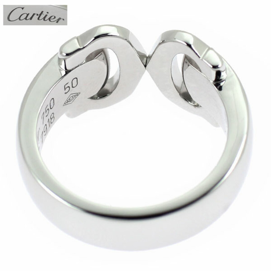 Cartier(カルティエ)のカルティエ K18WG ダイヤモンド リング 2Cブークルセ 50号 レディースのアクセサリー(リング(指輪))の商品写真
