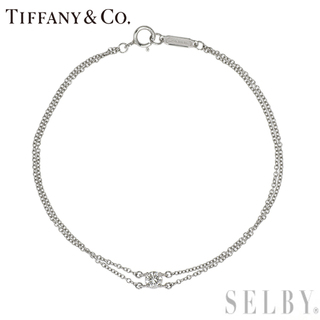 ティファニー(Tiffany & Co.)のティファニー Pt950 ダイヤモンド ブレスレット ソリティア(ブレスレット/バングル)