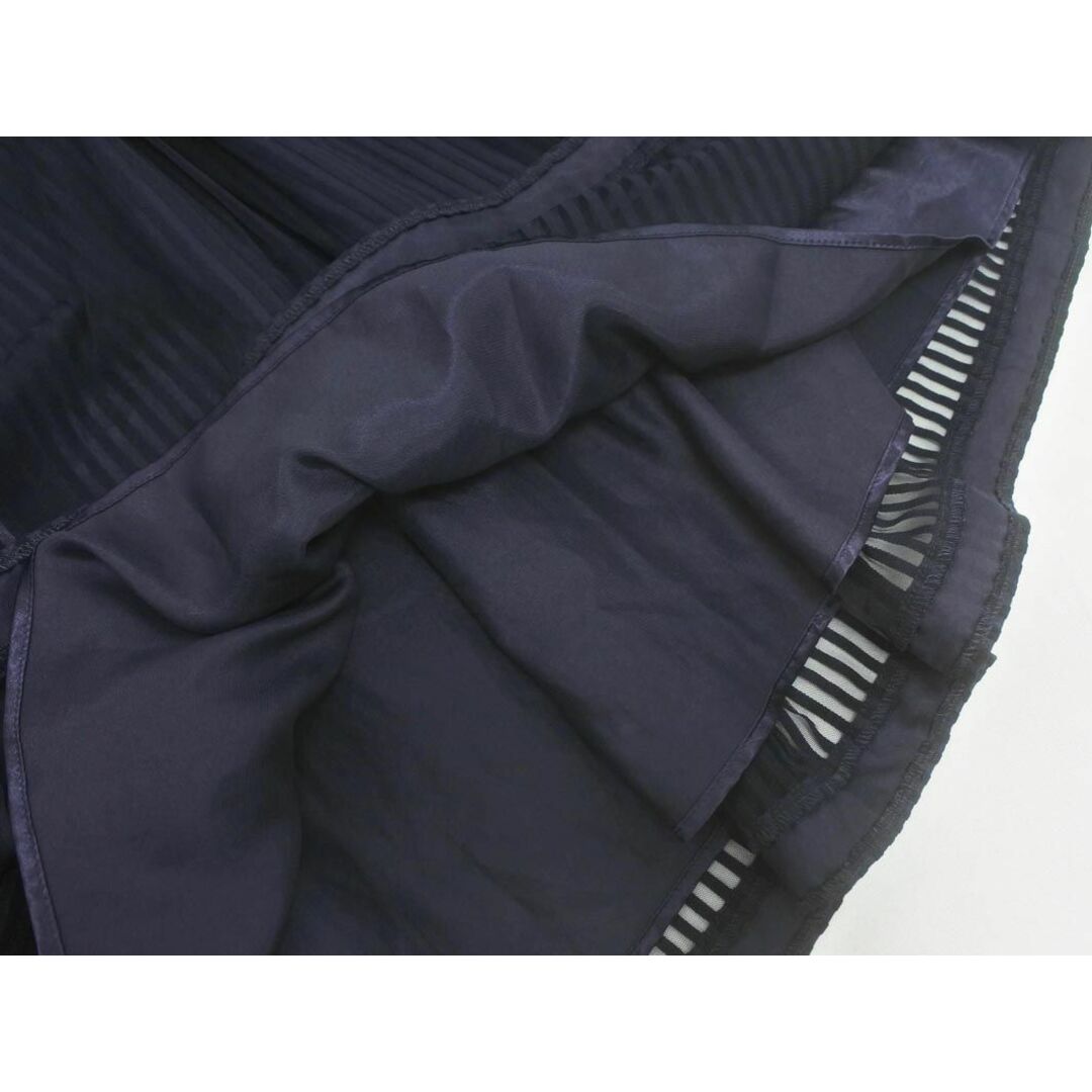 ReFLEcT(リフレクト)のReflect リフレクト ストライプ チュール ロング スカート size11/紺 ■◇ レディース レディースのスカート(ひざ丈スカート)の商品写真