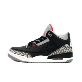 ナイキ(NIKE)のナイキ NIKE ■ 【 AIR JORDAN 3 OG Black Cement 854262 001 】 エア ジョーダン 3 レトロ ブラック セメント スニーカー f21761(スニーカー)