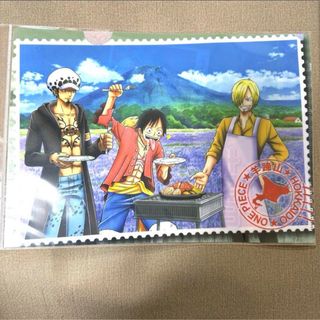 ワンピース(ONE PIECE)の北海道限定　クリアファイル　ワンピース　ルフィ　サンジ　ロー　羊蹄山(クリアファイル)