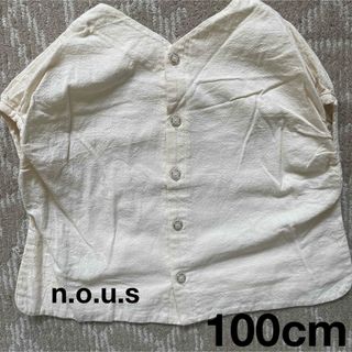 n.o.u.sノースリーブシャツ100cm(ブラウス)