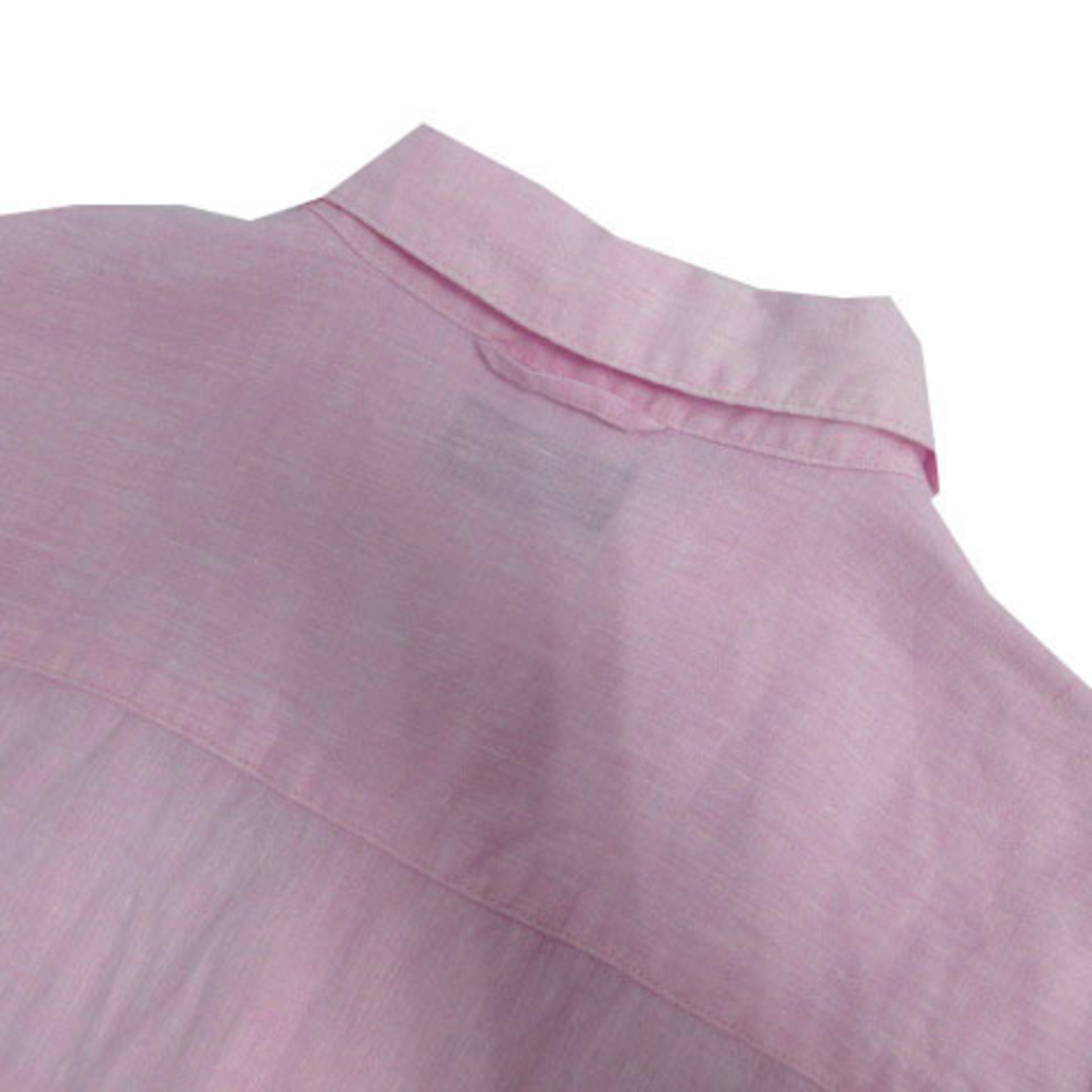 PLST(プラステ)のプラステ PLST シャツ 半袖 リネン100％ ピンク S メンズのトップス(シャツ)の商品写真