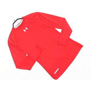 アンダーアーマー(UNDER ARMOUR)のアンダーアーマー トレーニングウェア カットソー sizeMD/赤 ■◇ メンズ(Tシャツ/カットソー(七分/長袖))