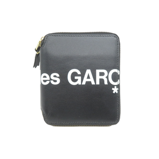 コムデギャルソン(COMME des GARCONS)のCOMME des GARCONS HUGE LOGO ROUND ZIP WALLET(折り財布)