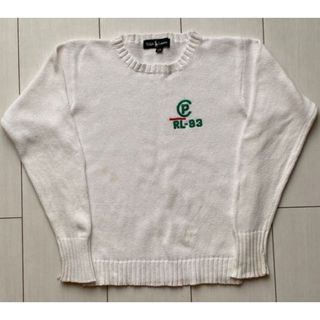 ポロラルフローレン(POLO RALPH LAUREN)の90s POLO ラルフローレン cp rl-93 キッズ ニット　白  120(ニット)