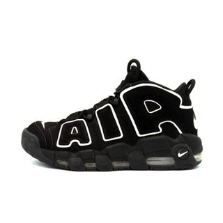 ナイキ(NIKE)のナイキ NIKE ■ 【 AIR MORE UPTEMPO Black White 414962 002 】 エア モアアップ テンポ ブラック ホワイト 2020 スニーカー f21767(スニーカー)