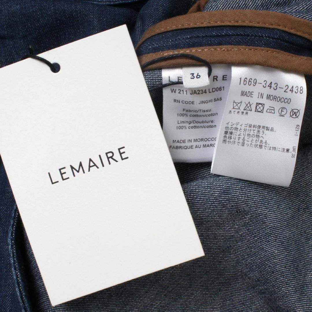 LEMAIRE - 新品 LEMAIRE DENIM BOXY SB JACKET デニムジャケット LEMAIRE - 新品 LEMAIRE DENIM BOXY SB JACKET デニムジャケット