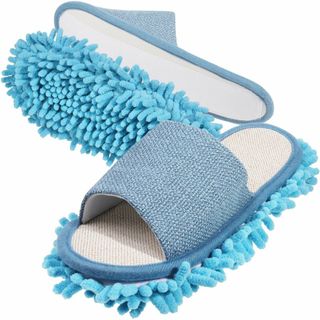 【色: ブルー L】[Kind Slipper] 【掃除専門のプロも推薦】 モッ(日用品/生活雑貨)