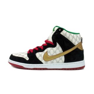 ナイキ(NIKE)のナイキ NIKE ■ 【 SB DUNK HIGH BLACK SHEEP Paid In Full 313171 170 】 SB ダンク ハイ ブラック シープ ペイド イン フル スニーカー f21768(スニーカー)