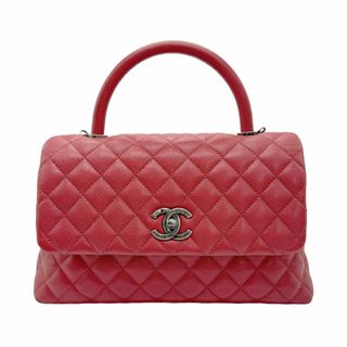 シャネル(CHANEL)のシャネル CHANEL ハンドバッグ ココハンドル29 キャビアスキンレザー レッド レディース 送料無料【中古】 z0782(ハンドバッグ)