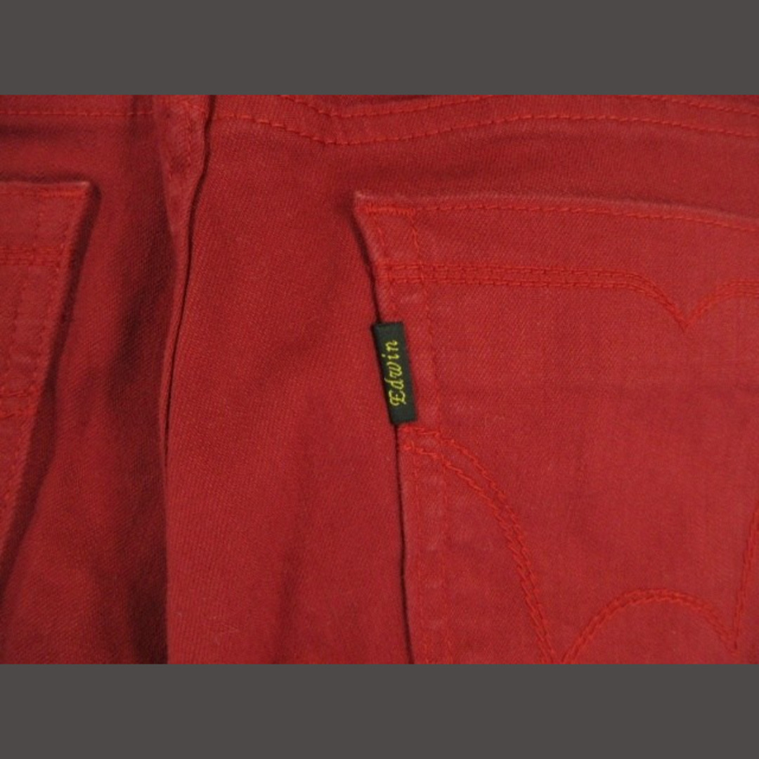 EDWIN(エドウィン)のEDWIN パンツ デニム ロング丈 無地 シンプル レッド 503NB S メンズのパンツ(スラックス)の商品写真