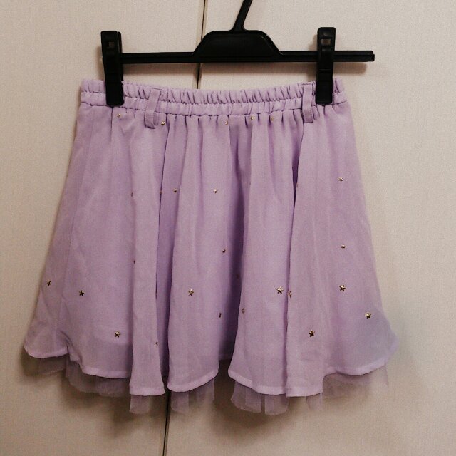 パステルシフォンスカート レディースのスカート(ミニスカート)の商品写真