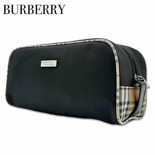 BURBERRY - バーバリー ノバチェック ポーチ ケース 小物入れ レディース メンズ ブラック