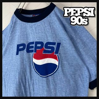 入試困難 90s ペプシ コーラ Tシャツ リンガーネック シングルステッチ(Tシャツ/カットソー(半袖/袖なし))