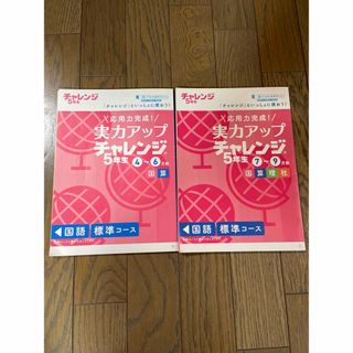 ベネッセ(Benesse)のチャレンジ5年生　実力アップチャレンジ　標準コース 2冊(絵本/児童書)