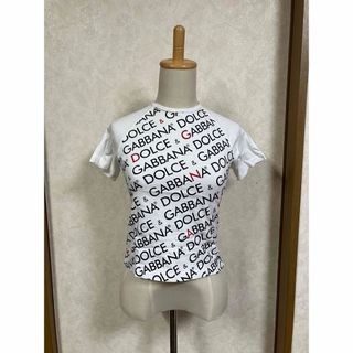 ドルチェアンドガッバーナ(DOLCE&GABBANA)の♡DOLCE &GABBANAクロップド丈ロゴプリントTシャツカットソー(Tシャツ/カットソー(半袖/袖なし))