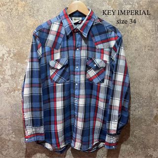 ヴィンテージ(VINTAGE)のKEY IMPERIAL チェックシャツ(シャツ)