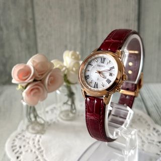 セイコー(SEIKO)の【美品】SEIKO ルキア 1B25-0AR0 電波ソーラー SSQV022(腕時計)