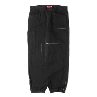 Supreme - Supreme シュプリーム パンツ サイズ:36 21SS コットンツイル カーゴ フライトパンツ Cargo Flight Pant ブラック 黒 ボトムス ズボン ミリタリー【メンズ】【中古】