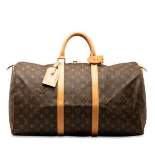 ルイヴィトン(LOUIS VUITTON)のルイ ヴィトン モノグラム キーポル50 ボストンバッグ トラベルバッグ M41426 PVC レディース LOUIS VUITTON 【1-0144732】(ボストンバッグ)