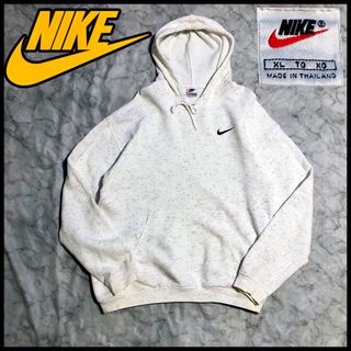 ナイキ(NIKE)の★90s 銀タグ NIKE ナイキ スウェット パーカー メランジ ワンポイント(パーカー)