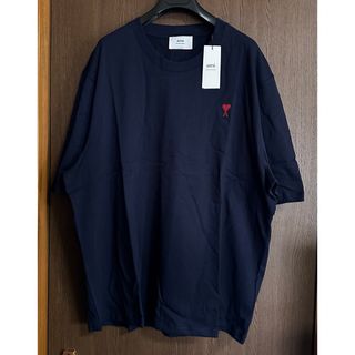 マルタンマルジェラ(Maison Martin Margiela)のXXXL新品 AMI Paris アミ グラフィック Tシャツ ナイトネイビー(Tシャツ/カットソー(半袖/袖なし))