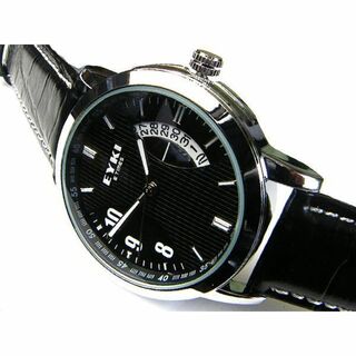 人気 カレンダー機能付き 上品 腕時計 セレブデザイン ウォッチ メンズ(腕時計(アナログ))