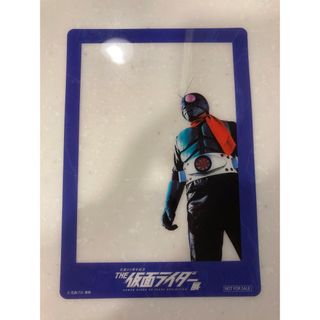 仮面ライダー展　入場特典　クリアフォトフレーム　青(キャラクターグッズ)