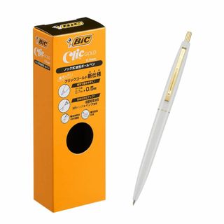 【色: ホワイト】Bicジャパン ビック(Bic) ボールペン クリックゴールド(その他)