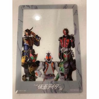 仮面ライダー展　入場特典　クリアフォトフレーム　グレー(キャラクターグッズ)