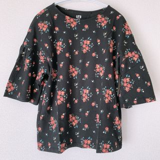 ユニクロ(UNIQLO)のUNIQLO studio sanderson Tシャツ　フリル袖(Tシャツ(半袖/袖なし))