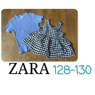 ZARA KIDS - ZARA　女の子　Ｔシャツ　カットソー　チュニック　２枚セット