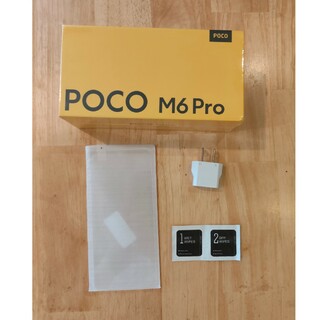 xiaomi POCO M6 pro 8GB 256GB 黒色　SDカード対応(スマートフォン本体)