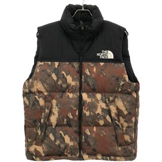 ザノースフェイス(THE NORTH FACE)のTHE NORTH FACE ザノースフェイス Novelty Nuptse Vest ノベルティーヌプシベスト ND92339R ブラウン×ブラック M(ダウンベスト)