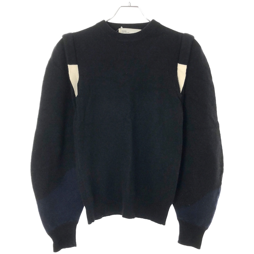 TOGA(トーガ)のTOGA ARCHIVES トーガアーカイブス 16AW Balloon sleeve Wool Sweater バルーンスリーブウールニットセーター TA62-XN010 ブラック 36 レディースのトップス(ニット/セーター)の商品写真