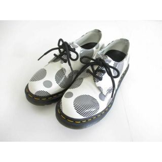  良品 ドクターマーチン Dr.Martens シューズ 26877 AW006 レザー ドット 22cm ホワイト ブラック レディース(その他)