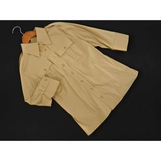 ニジュウサンク(23区)の新品 23区 ミリタリー シャツ size32/ベージュ ■◇ レディース(シャツ/ブラウス(長袖/七分))