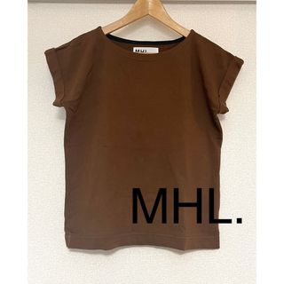 エムエイチエル(MHL.)のMHL. マーガレットハウエル 半袖Tシャツ ブラウン(Tシャツ(半袖/袖なし))