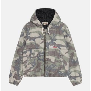 ステューシー(STUSSY)のstussy WORK JACKET CAMO CANVAS(ブルゾン)