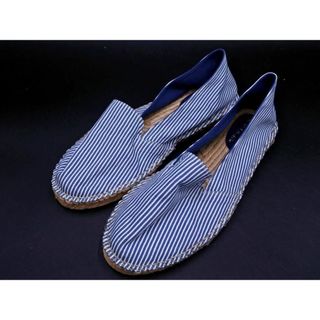 ORiental TRaffic オリエンタルトラフィック ストライプ エスパドリーユ シューズ size42(26cm)/白ｘ青  ■◇ レディース