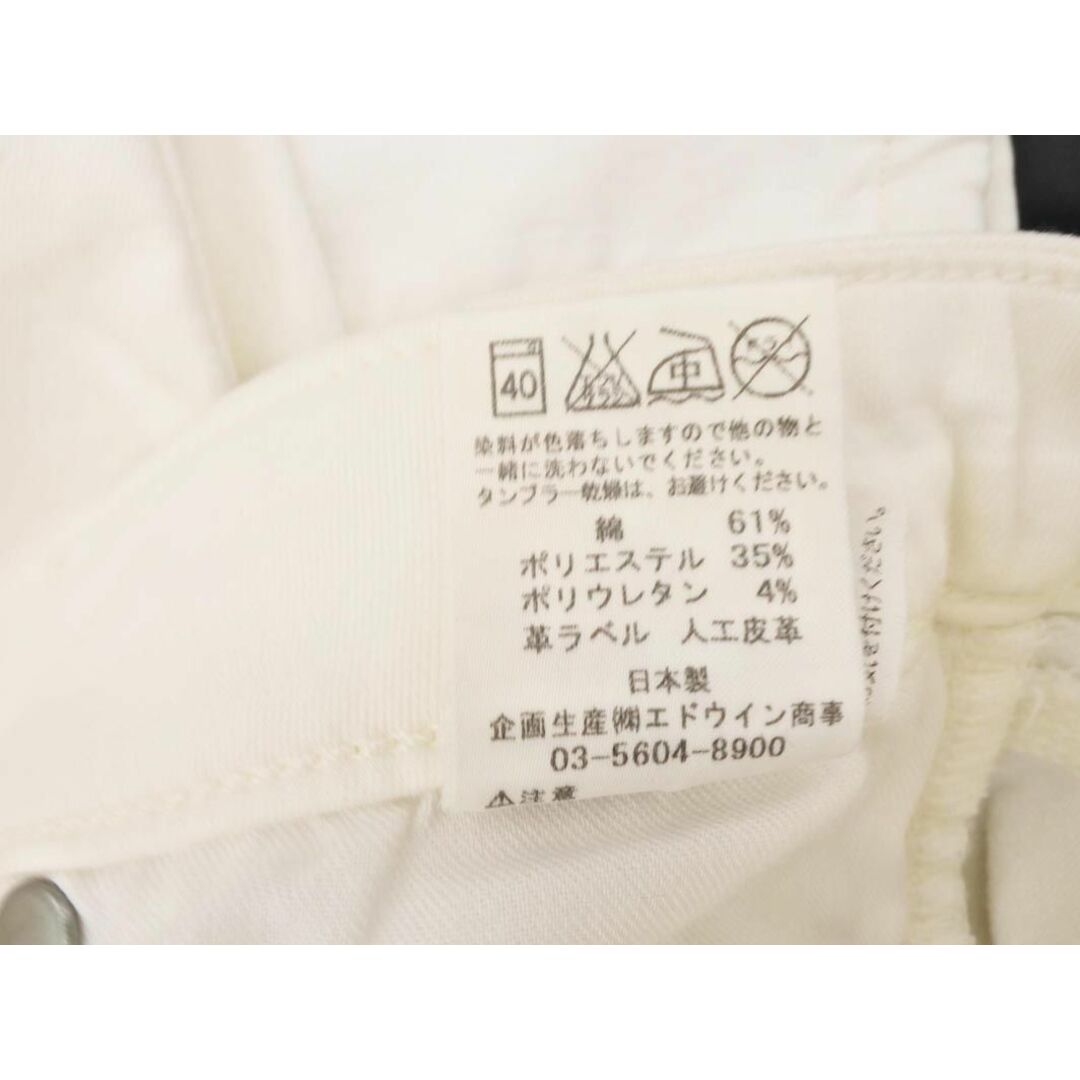 Lee(リー)のLee リー ストレッチ スキニー パンツ sizeS/オフホワイト  ■■ レディース レディースのパンツ(スキニーパンツ)の商品写真