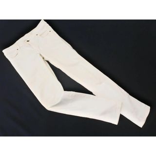 リー(Lee)のLee リー ストレッチ スキニー パンツ sizeS/オフホワイト  ■■ レディース(スキニーパンツ)